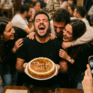 PASTÍS AMB "FRASE ÈPICA" (Copy)